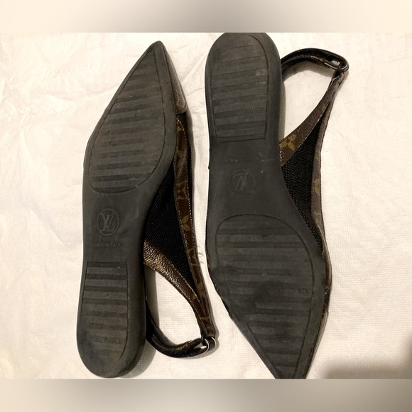 Louis Vuitton Arch light Flat Slingback Ballerina shoes - Picture 5 of 6